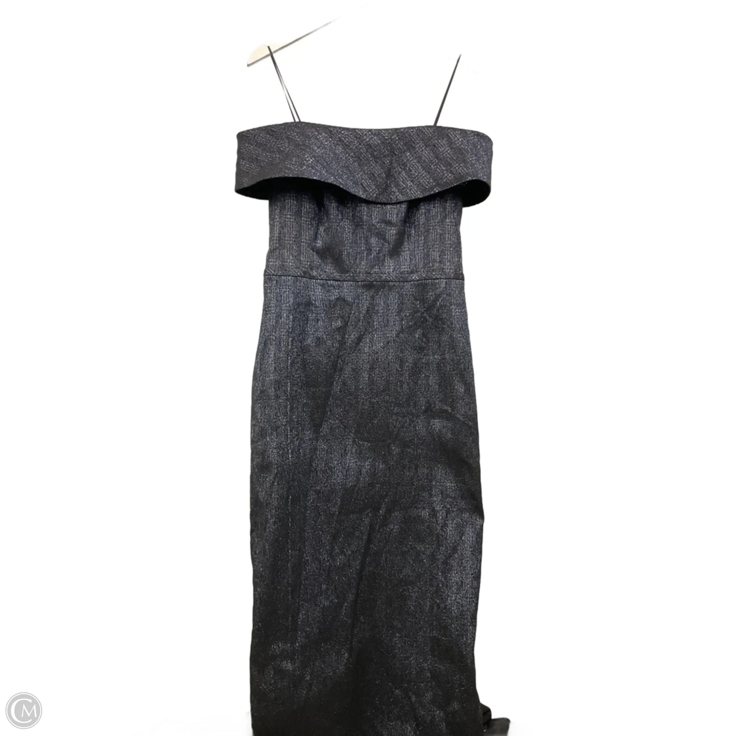 Dress Party Long By Clothes Mentor In Black & Blue, Size: L