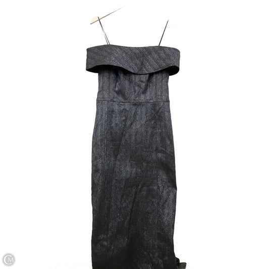 Dress Party Long By Clothes Mentor In Black & Blue, Size: L