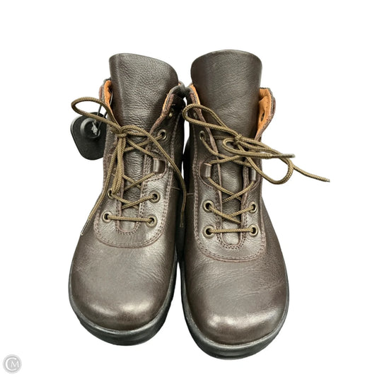 Boots Ankle Flats By Birkenstock In Bronze, Size: 6.5