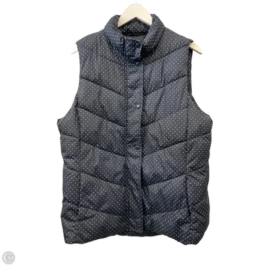 Vest Puffer & Quilted By Gap In Polkadot Pattern, Size: Xl