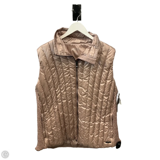 Vest Puffer & Quilted By Calvin Klein In Rose Gold, Size: 3x