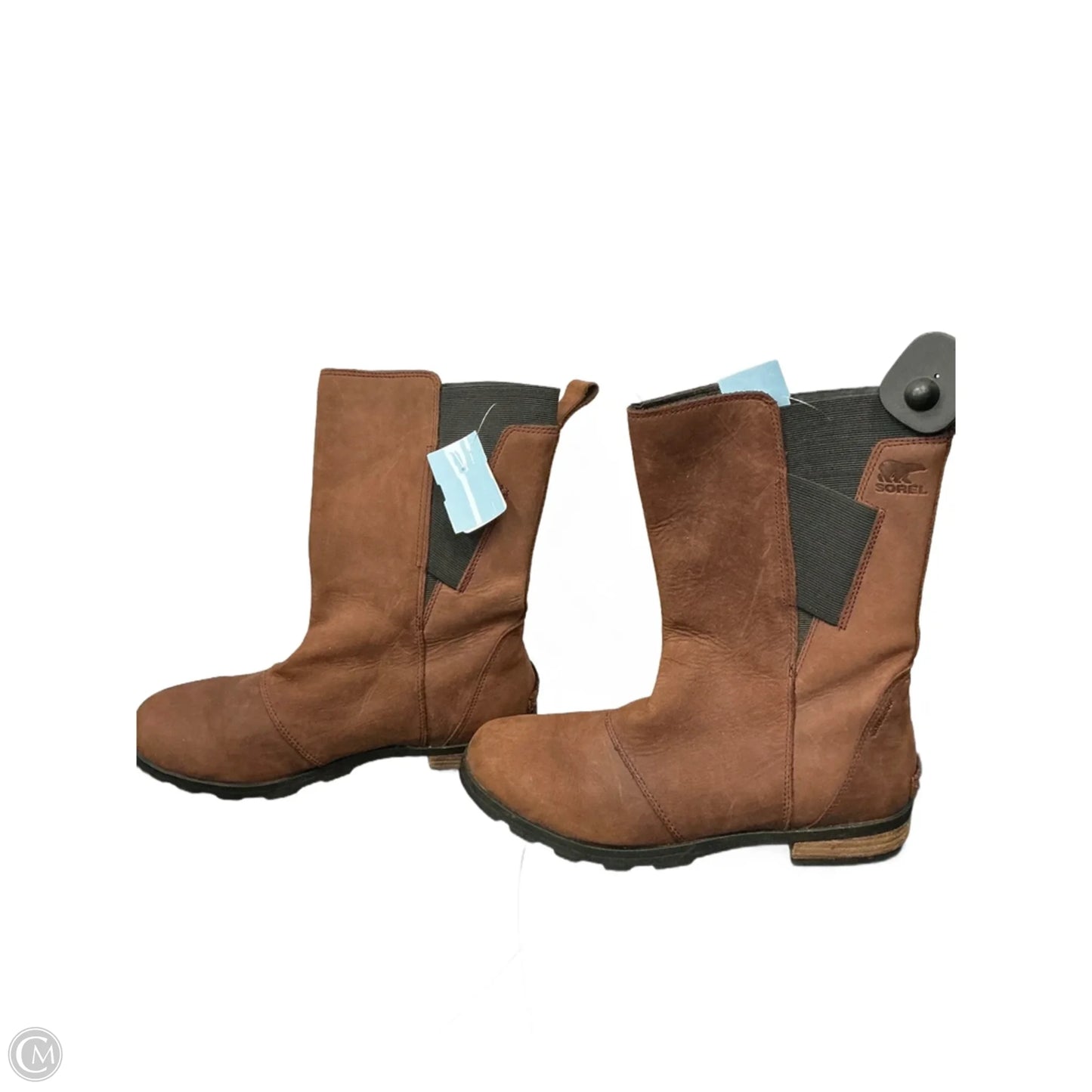 Boots Mid-calf Flats By Sorel In Brown, Size: 9.5