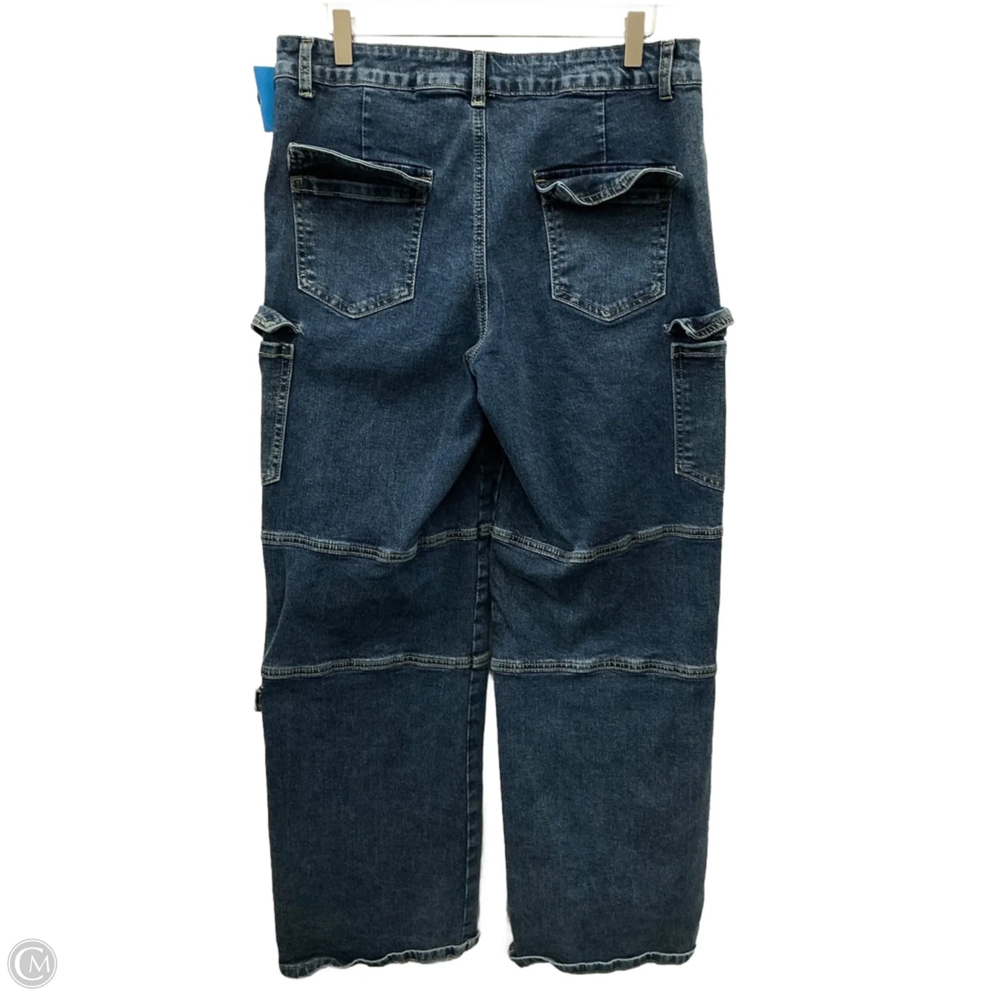 Jeans Wide Leg By Windsor In Blue Denim, Size: L