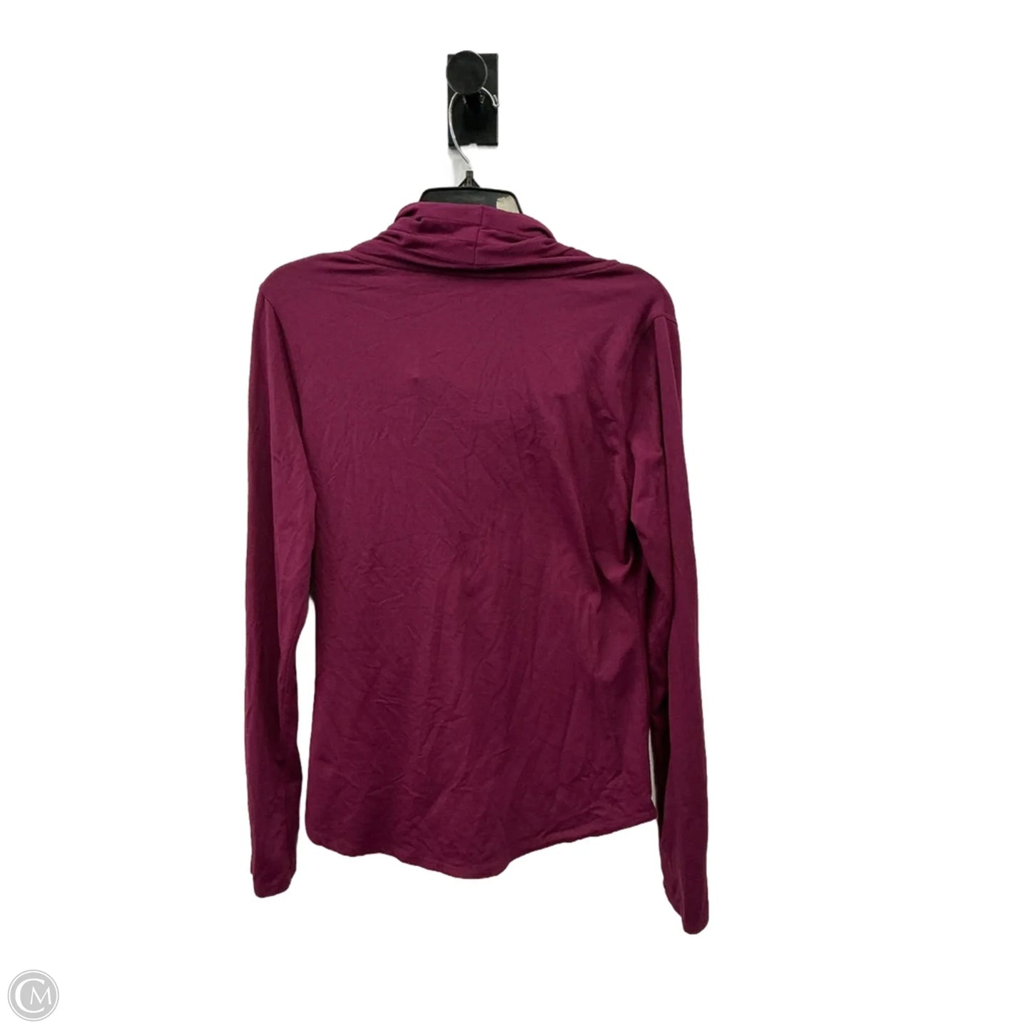 Top Long Sleeve By Athleta In Purple, Size: M