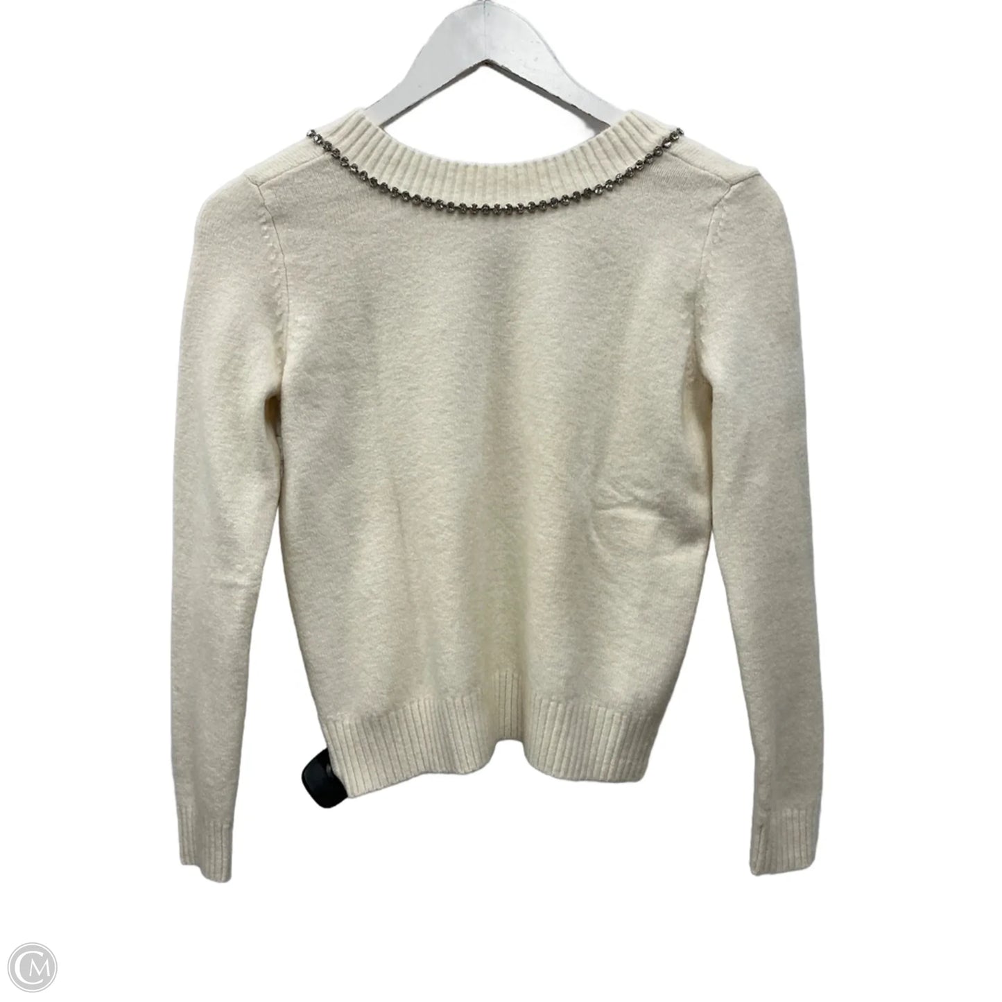 Sweater By Clothes Mentor In Cream, Size: Xs