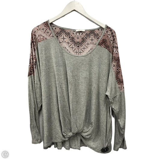 Top Long Sleeve By Maurices In Purple, Size: 3x