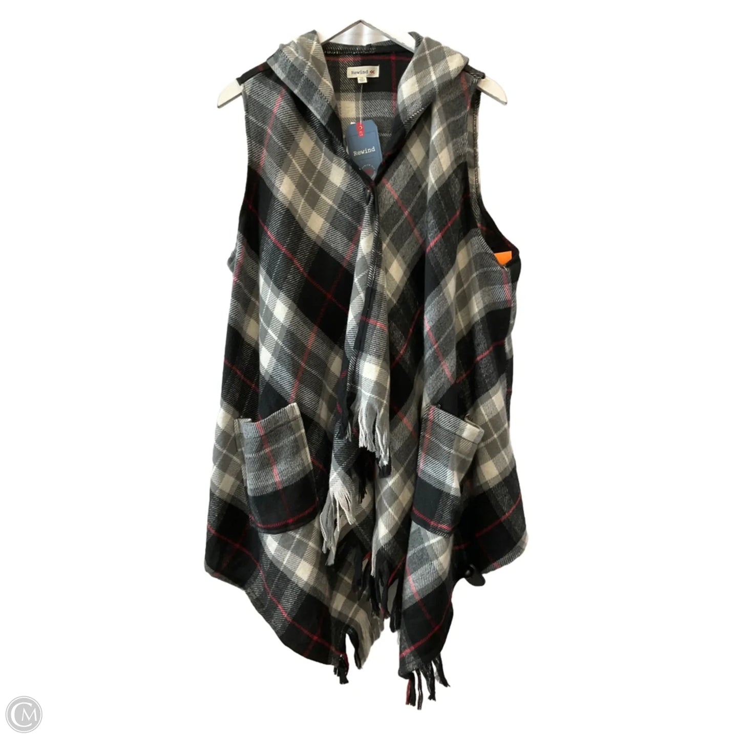 Vest Other By Rewind In Black & White, Size: 2x