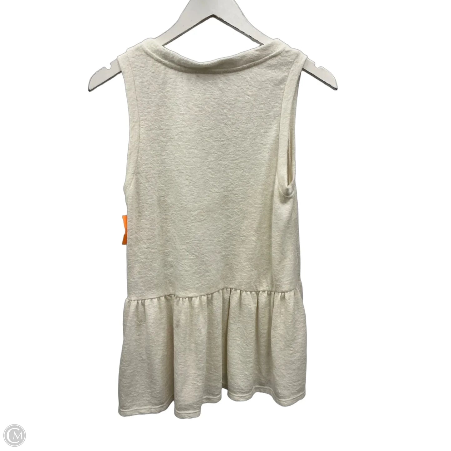 Top Sleeveless By Lush In Cream, Size: Xs