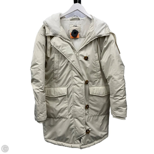 Coat Parka By Universal Thread In Cream, Size: S