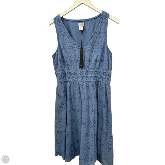 Dress Casual Midi By Nicole By Nicole Miller In Blue, Size: L