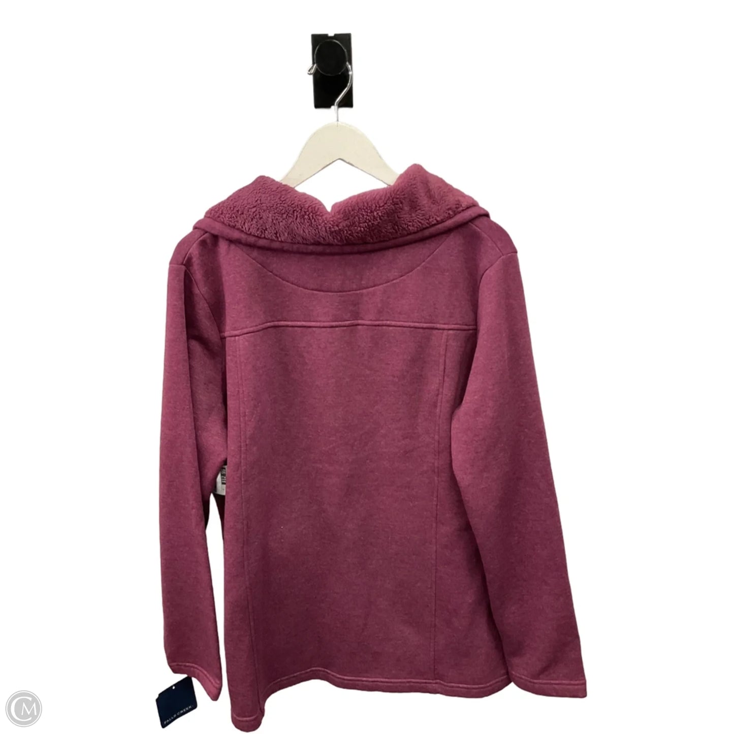 Jacket Fleece By Falls Creek In Purple, Size: 2x
