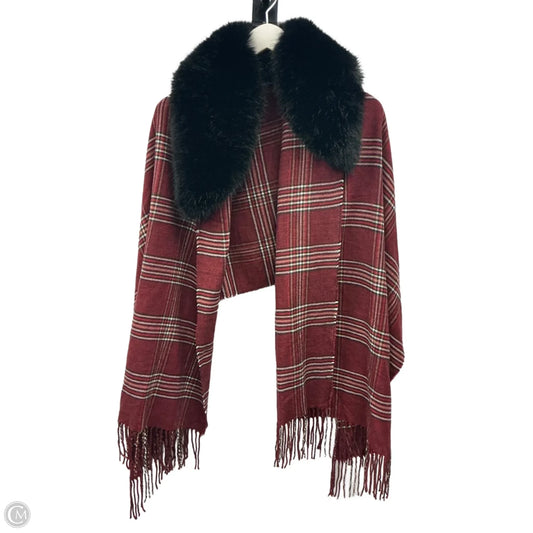 Shawl By Clothes Mentor In Red, Size: Osfm