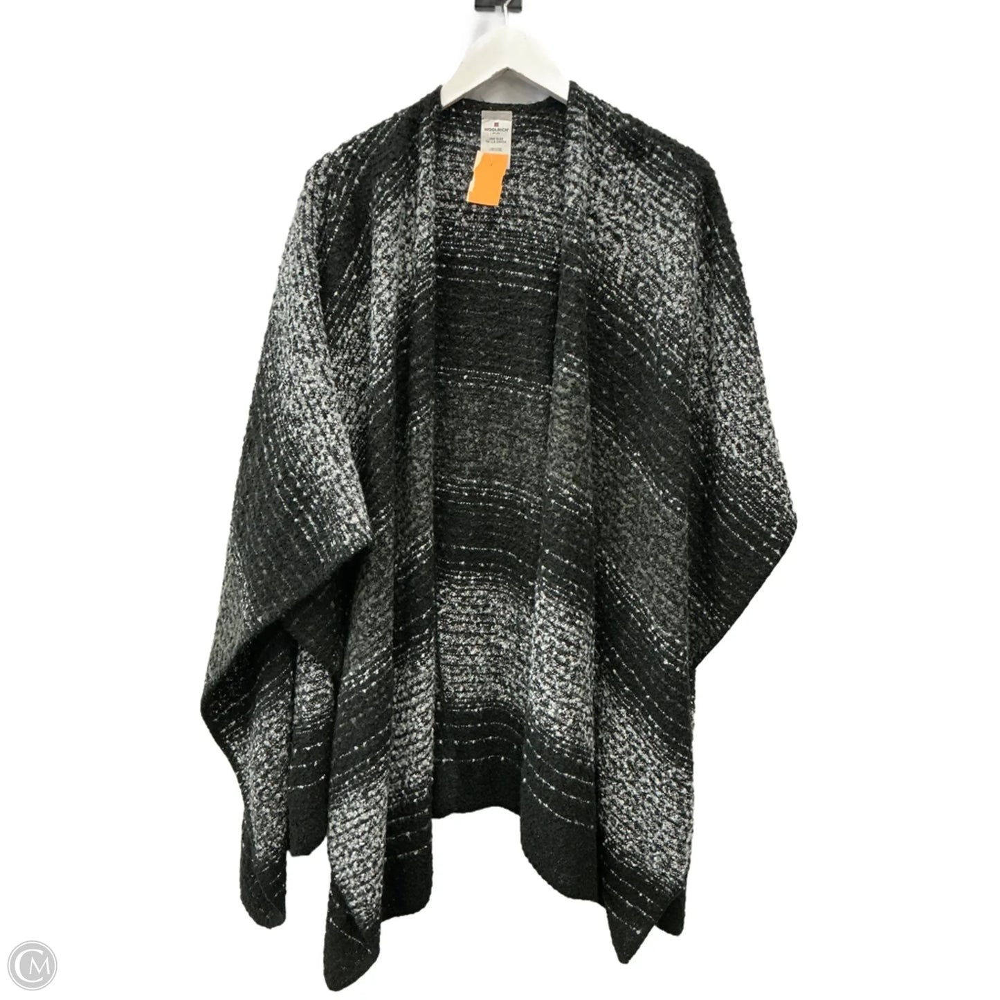 Shawl By Woolrich In Black & White, Size: Osfm