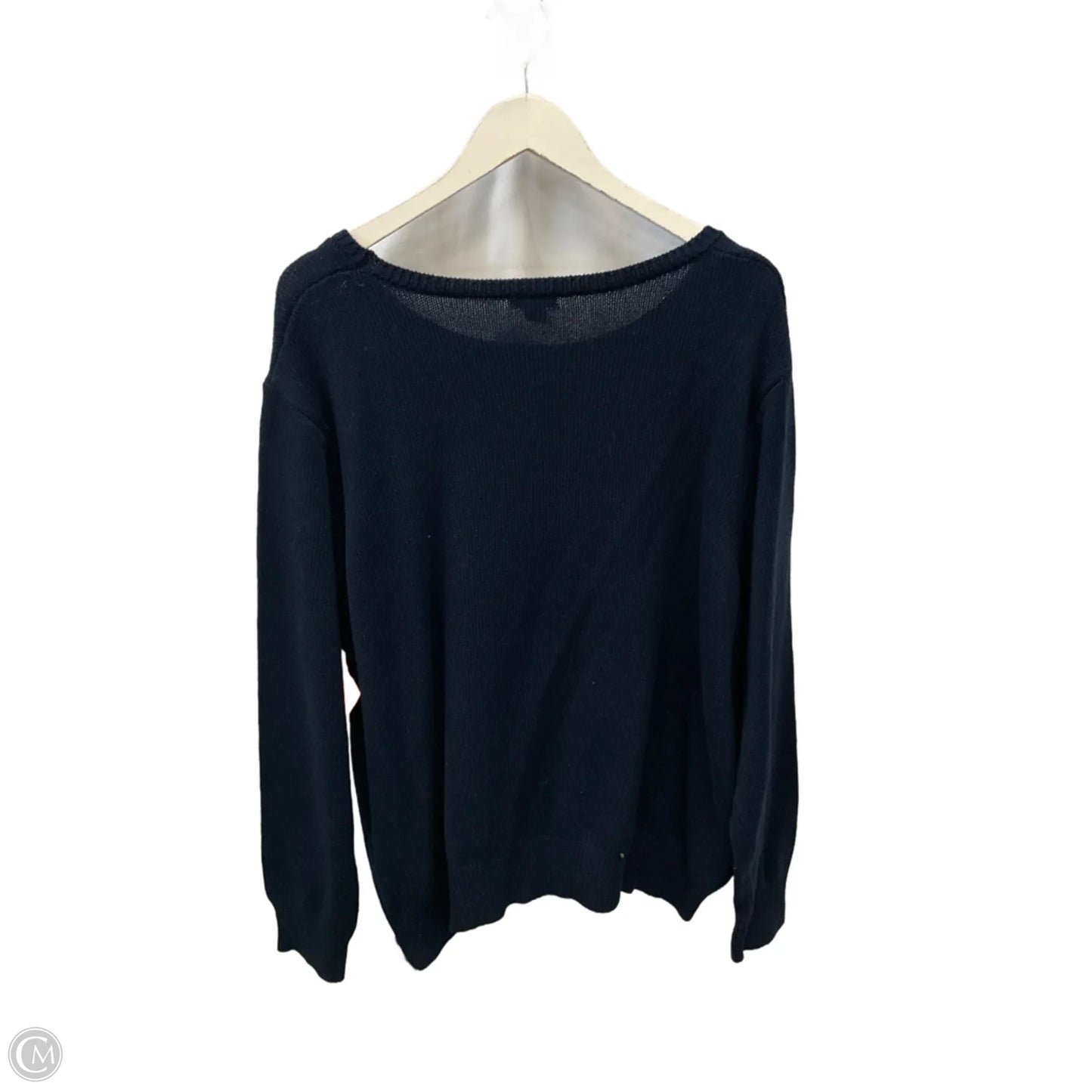 Sweater By Falls Creek In Navy, Size: 3x