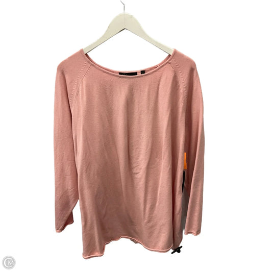 Top Long Sleeve By Clothes Mentor In Pink, Size: 1x