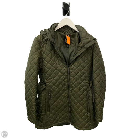 Coat Puffer & Quilted By London Fog In Green, Size: M