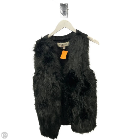 Vest Faux Fur & Sherpa By Sebby In Black, Size: M
