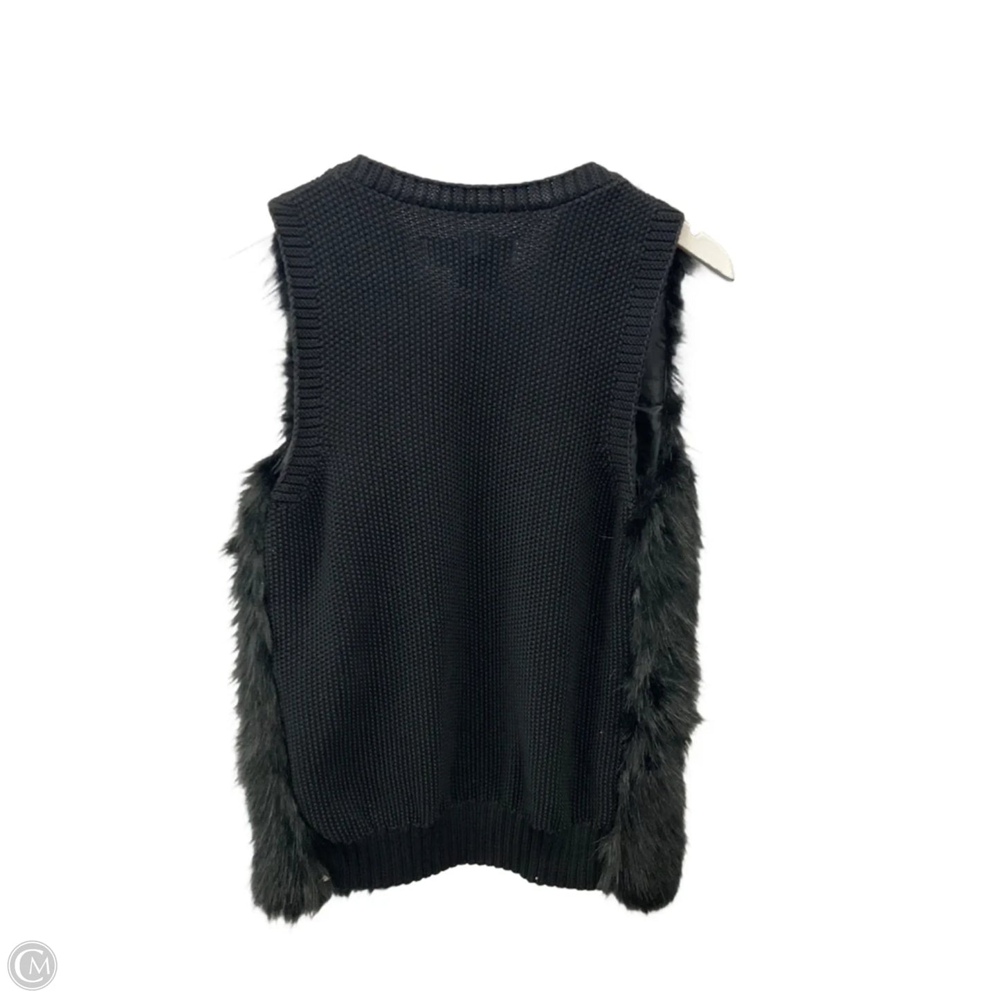 Vest Faux Fur & Sherpa By Sebby In Black, Size: M