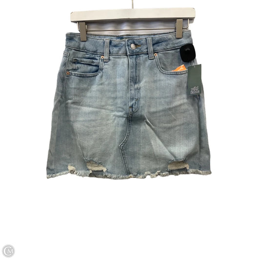 Skirt Mini & Short By Wild Fable In Blue Denim, Size: 8