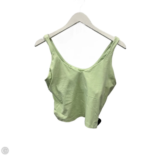 Athletic Bra By Lululemon In Green, Size: L
