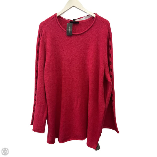 Sweater By Lane Bryant In Pink, Size: 3x