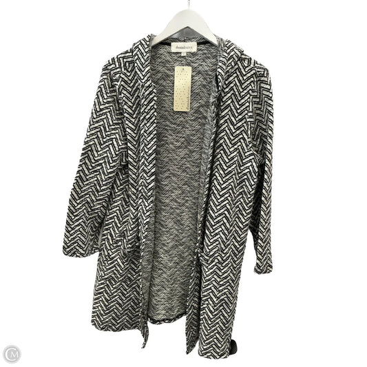 Cardigan By Daniel Rainn In Black & White, Size: 2x