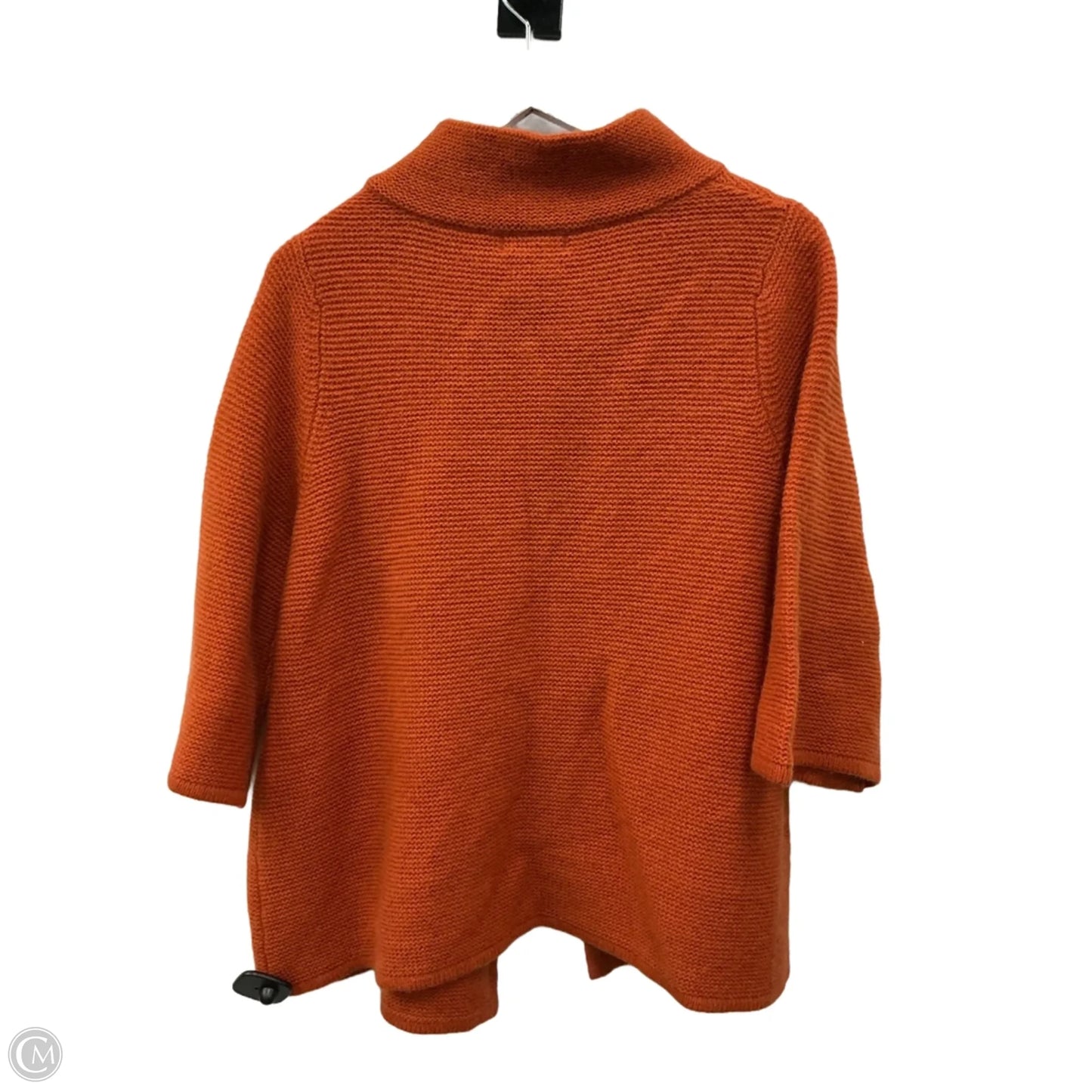 Sweater Cardigan By Carole Little In Orange, Size: 1x