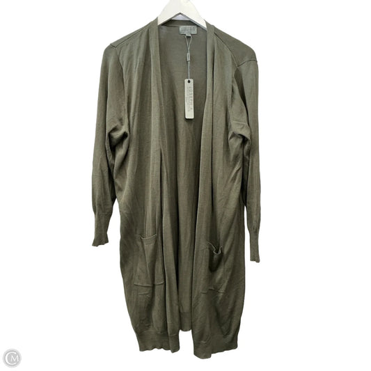 Cardigan By Joseph A. In Green, Size: 2x