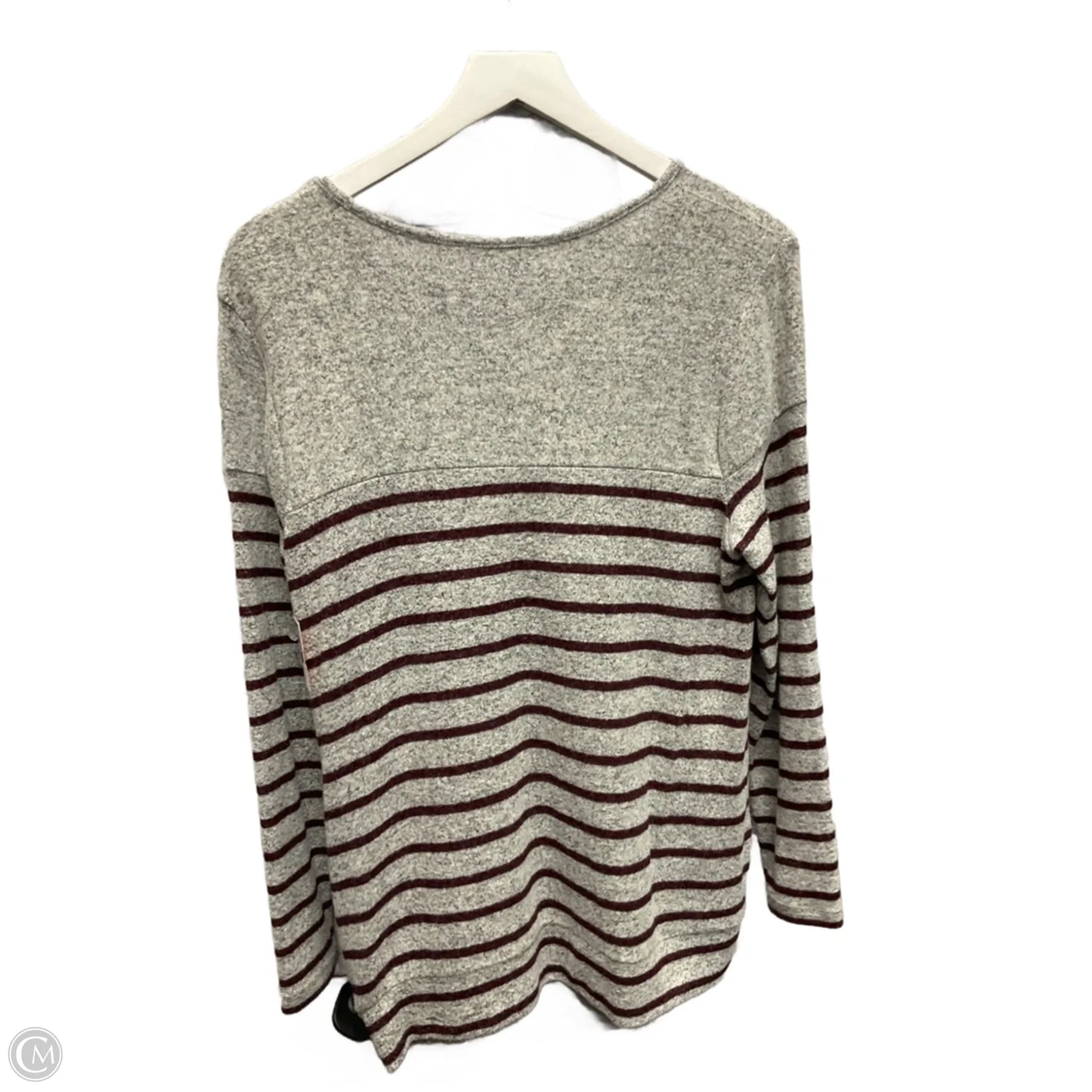 Top Long Sleeve By Market & Spruce In Grey, Size: M