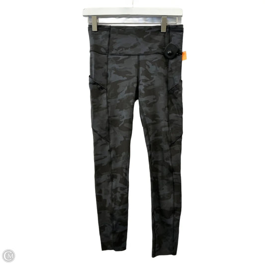 Athletic Leggings By Lululemon In Grey, Size: S