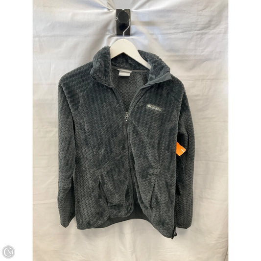 Jacket Fleece By Columbia In Grey, Size: S