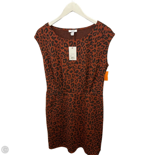 Dress Casual Short By Nine West Apparel In Animal Print, Size: M