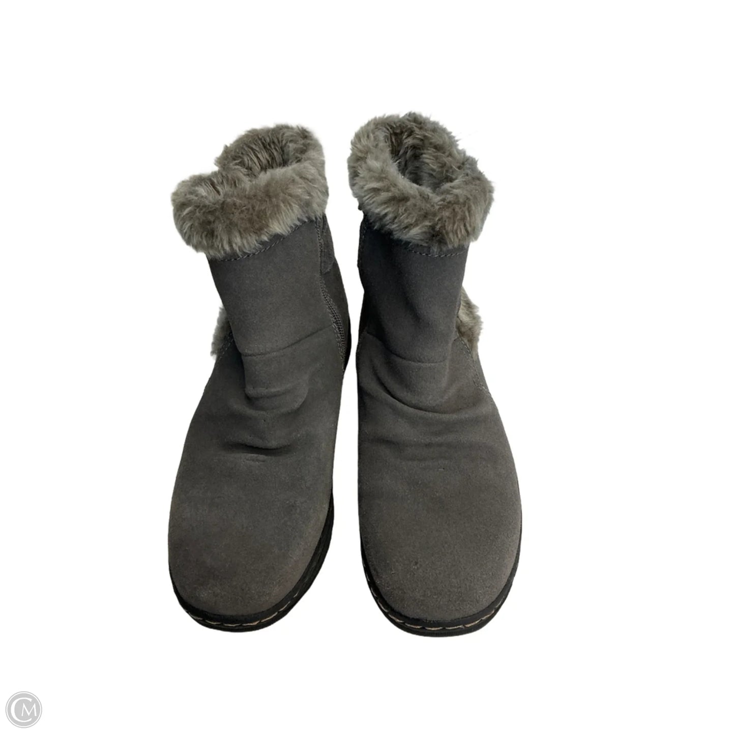 Boots Ankle Heels By Bare Traps In Taupe, Size: 8