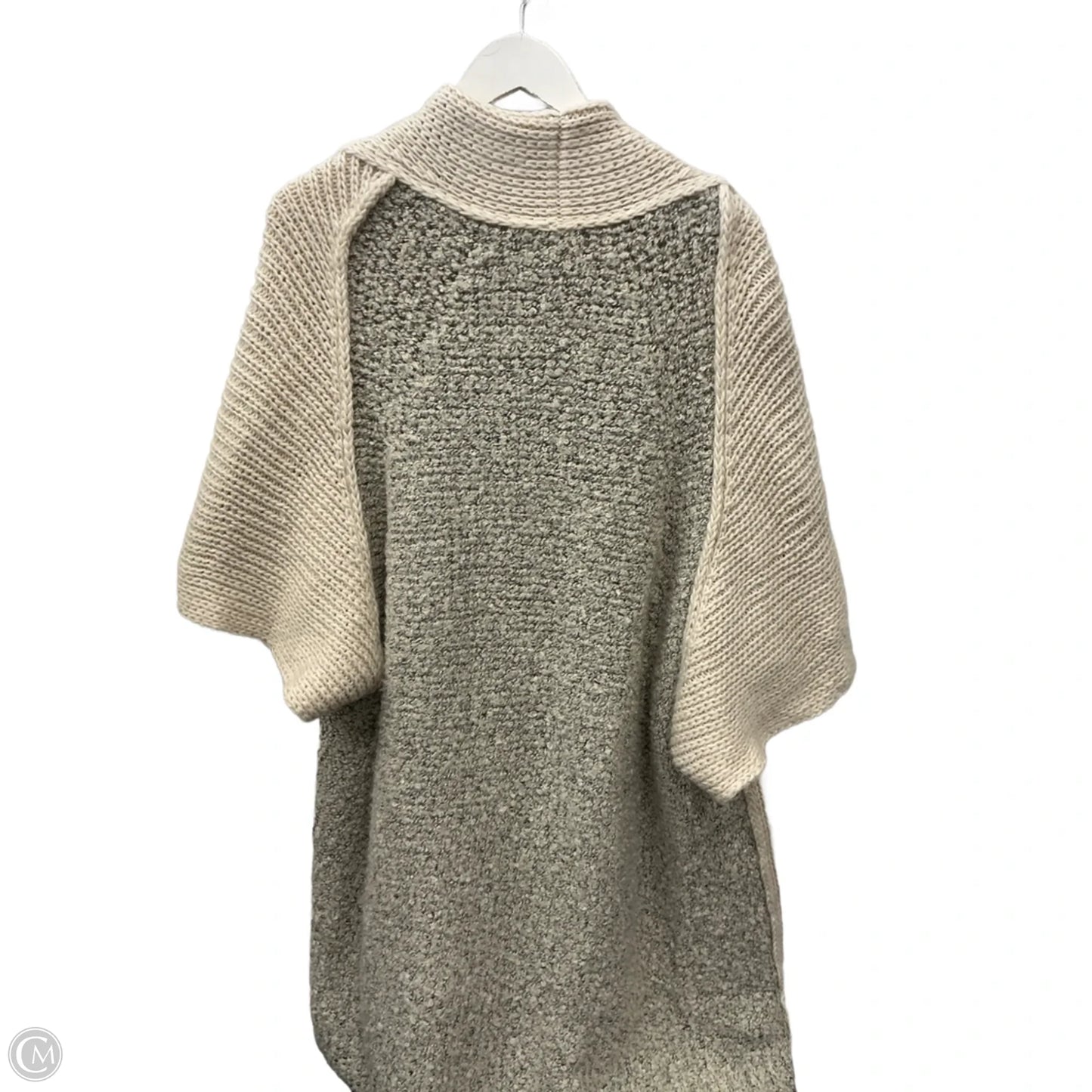 Sweater Cardigan By Elan In Cream, Size: L