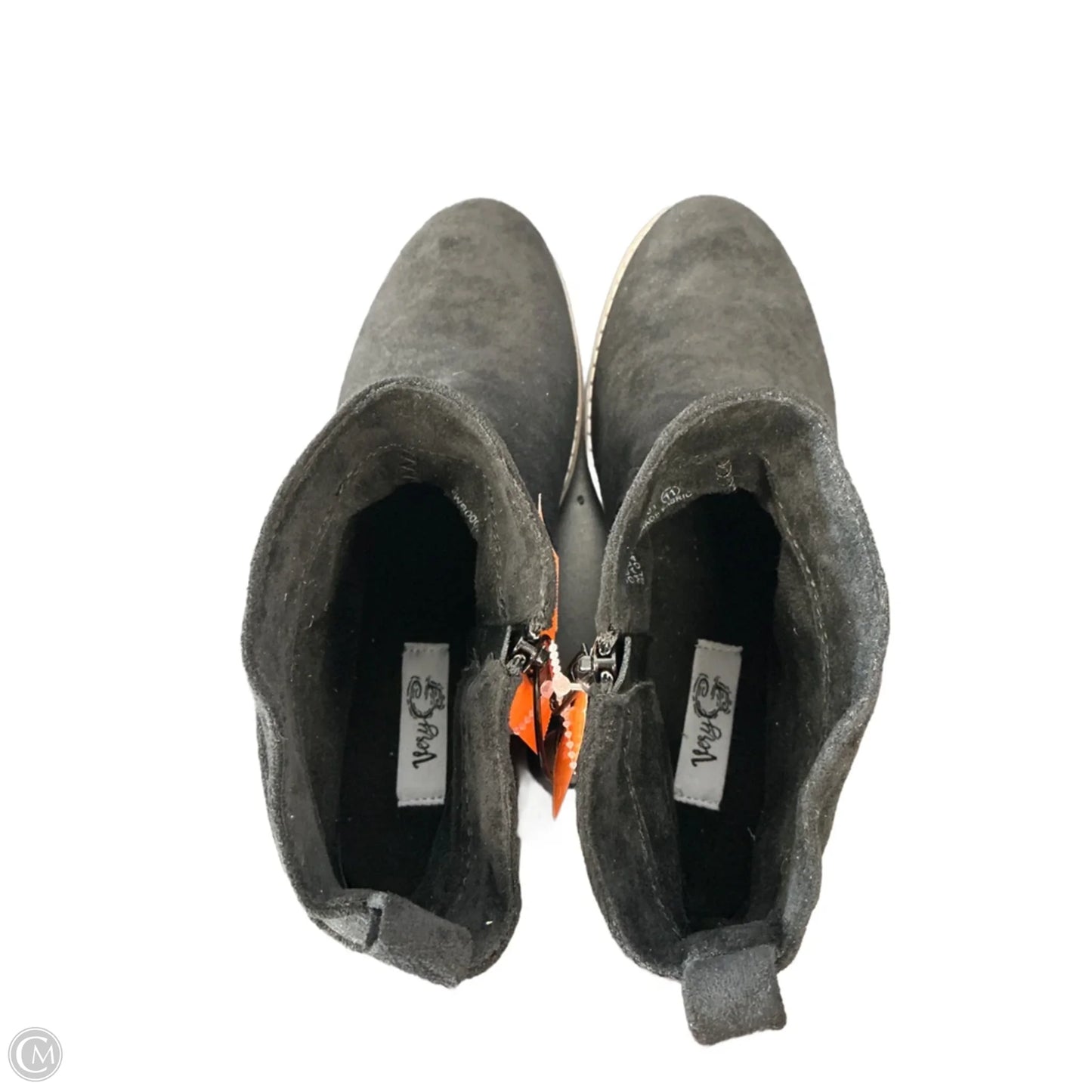 Boots Ankle Heels By Very G In Black, Size: 11