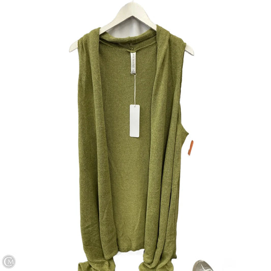 Vest Sweater By Dear Scarlett In Green, Size: Xl