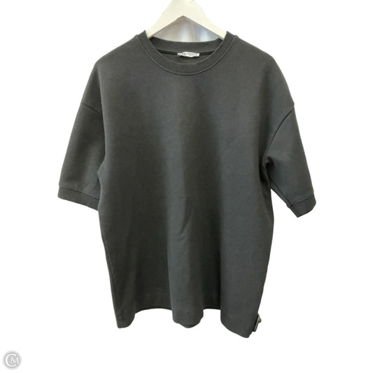 Top Short Sleeve By Zara In Black, Size: Xl