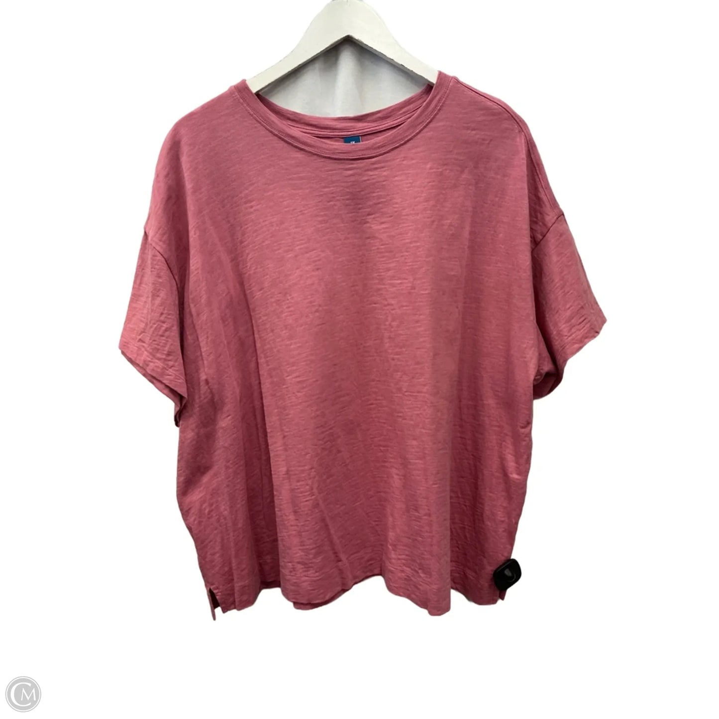 Top Short Sleeve Basic By Old Navy In Pink, Size: 2x