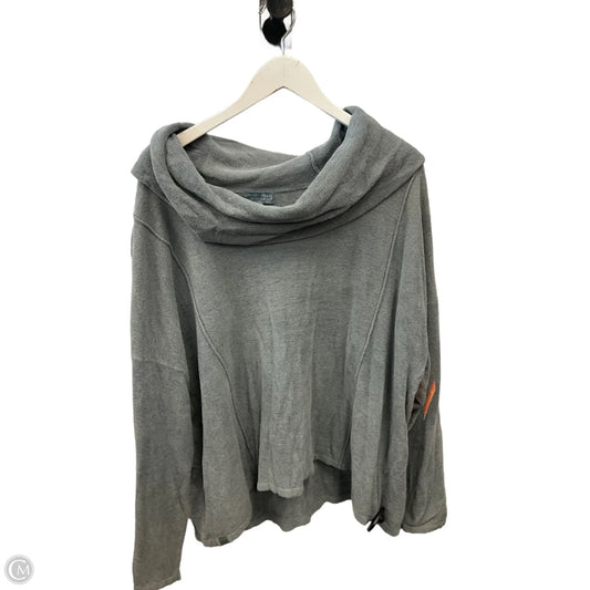 Sweater By Barefoot Dreams In Grey, Size: 3x