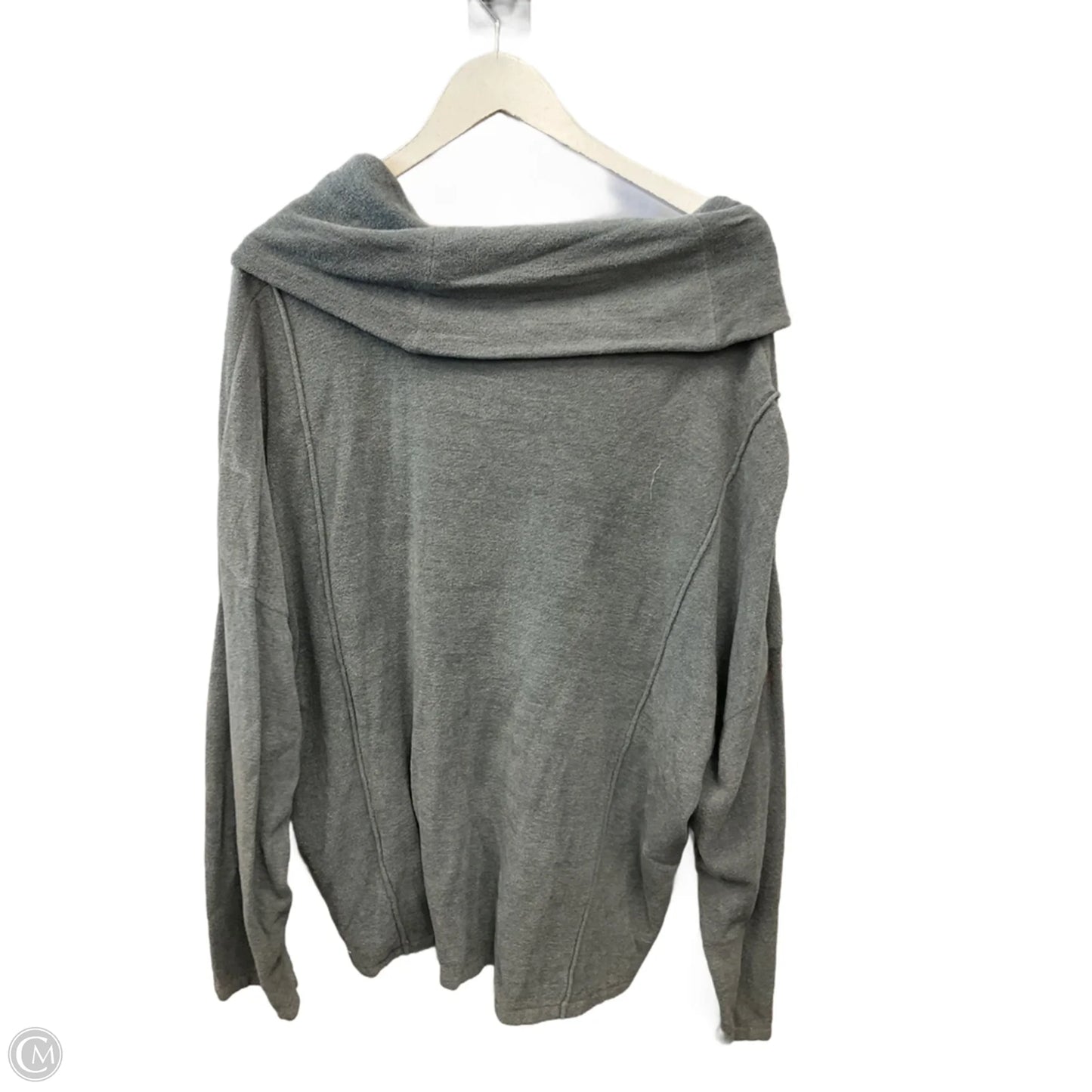 Sweater By Barefoot Dreams In Grey, Size: 3x