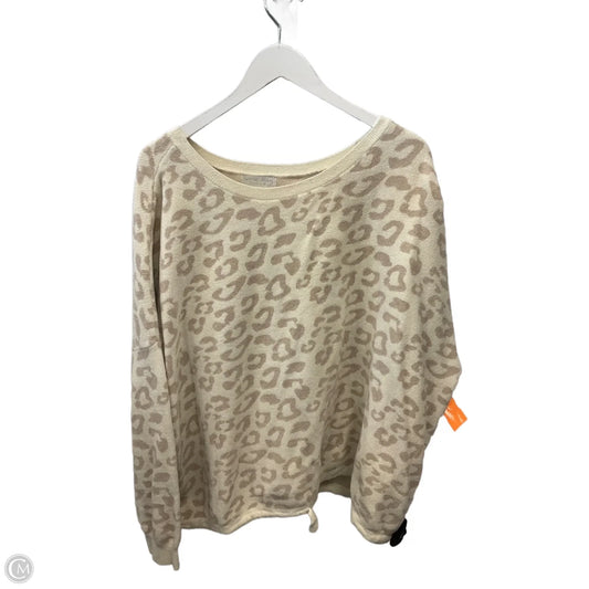 Sweater By Barefoot Dreams In Cream, Size: 3x