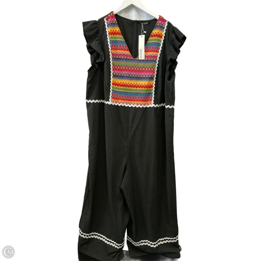 Jumpsuit By Bloomchic In Black, Size: 3x