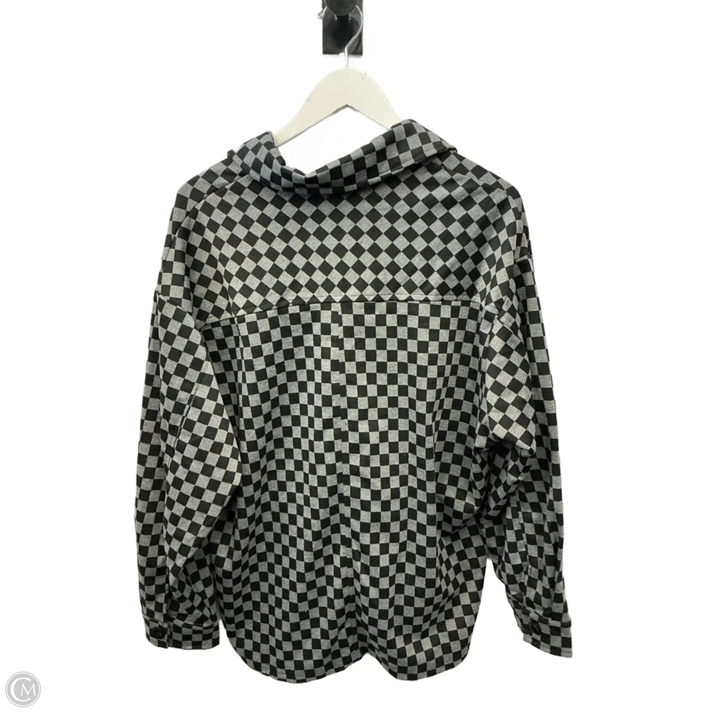 Top Long Sleeve By Hyfve In Grey, Size: L