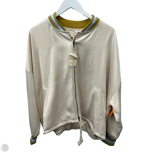 Jacket Other By Hem & Thread In Cream, Size: L