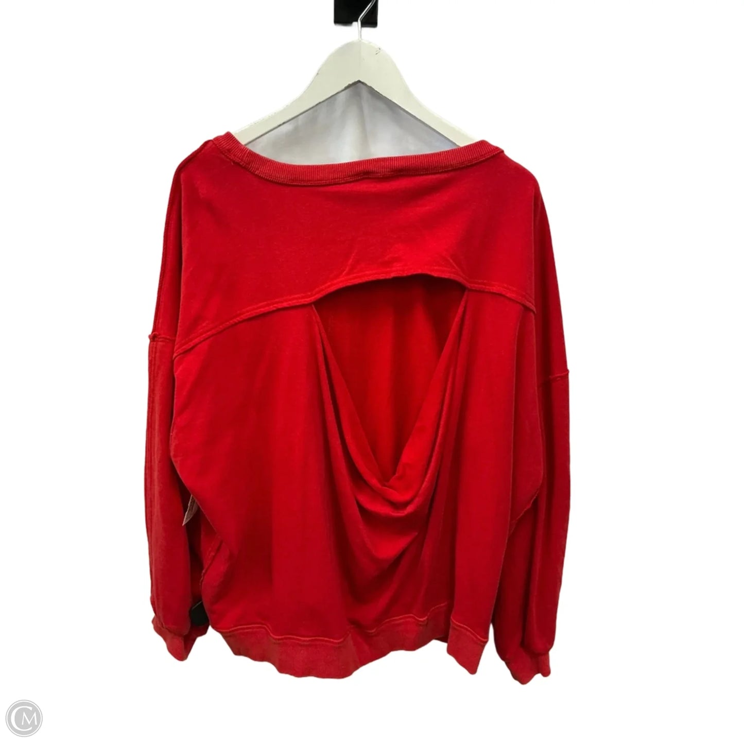 Top Long Sleeve By Eesome In Red, Size: L