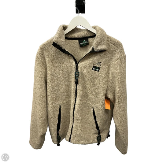 Jacket Fleece By Cme In Beige, Size: S