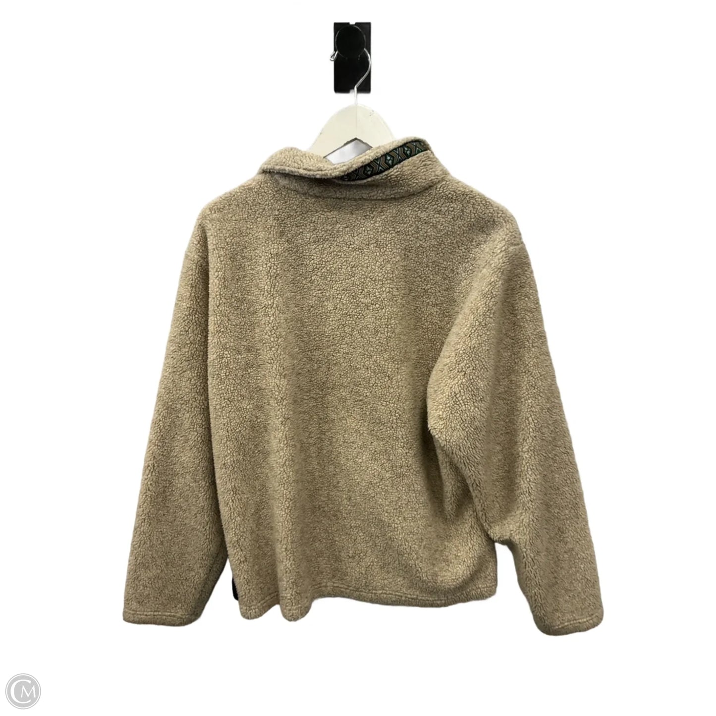 Jacket Fleece By Cme In Beige, Size: S