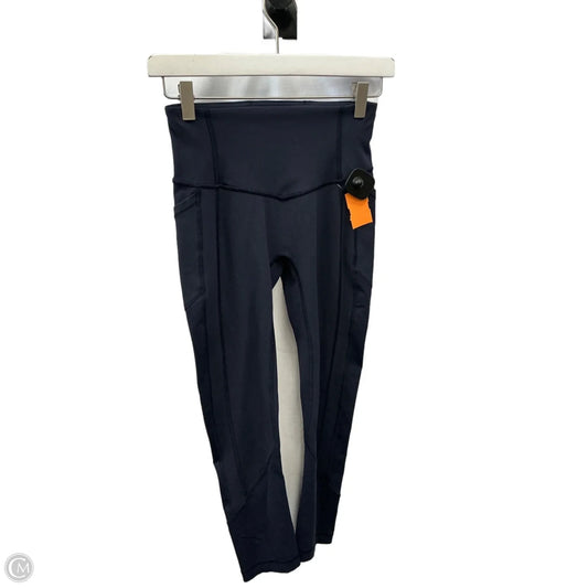 Athletic Leggings By Lululemon In Navy, Size: S