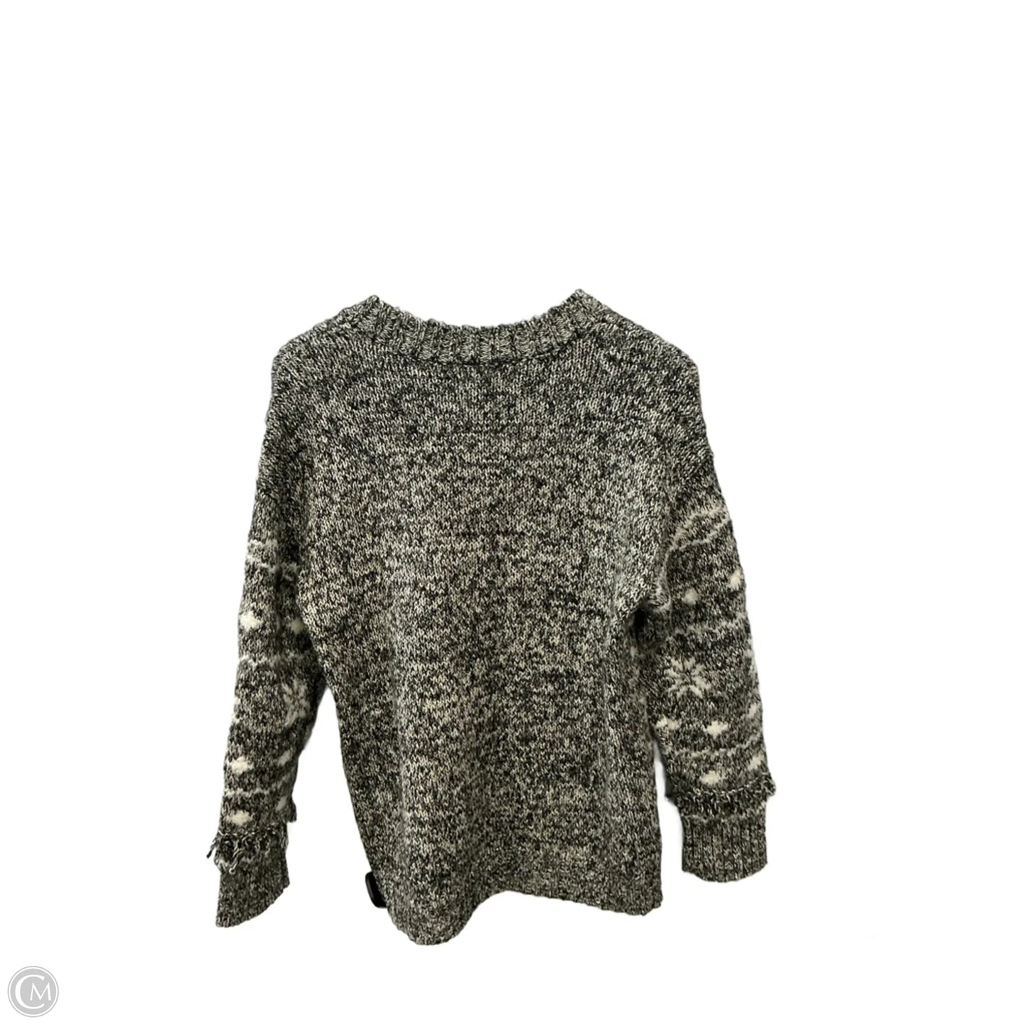 Sweater By Loft In Black & White, Size: M