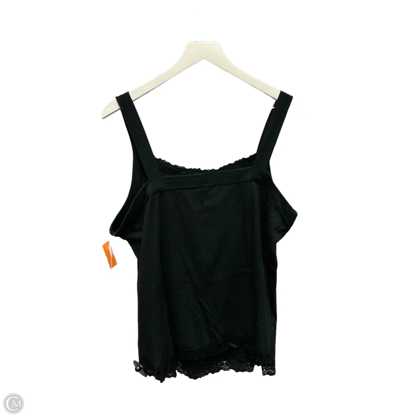 Top Sleeveless By St Johns Bay In Black, Size: 2x